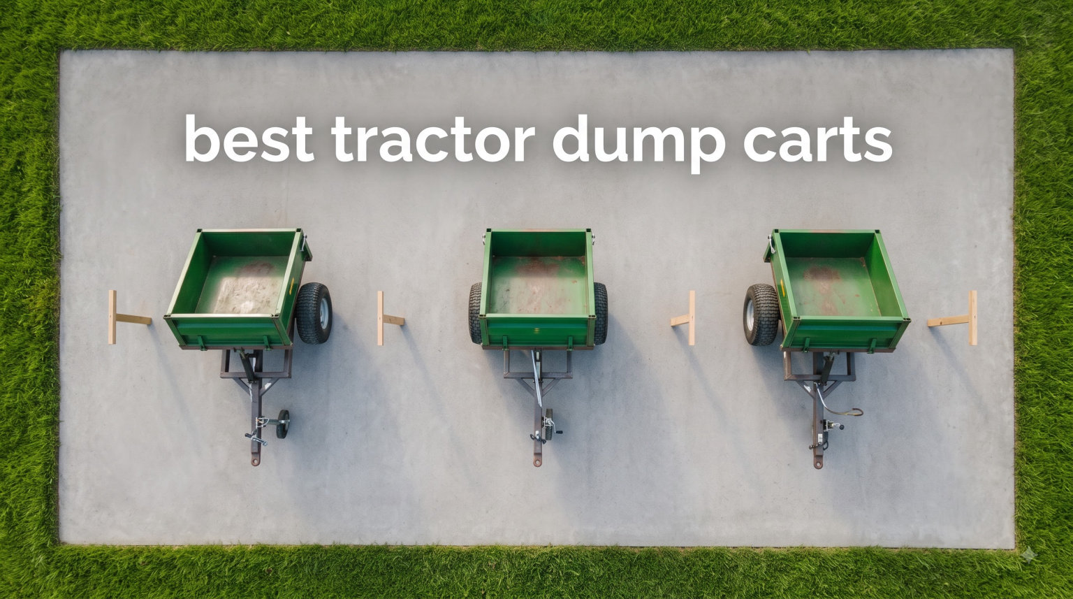 best tractor dump carts
