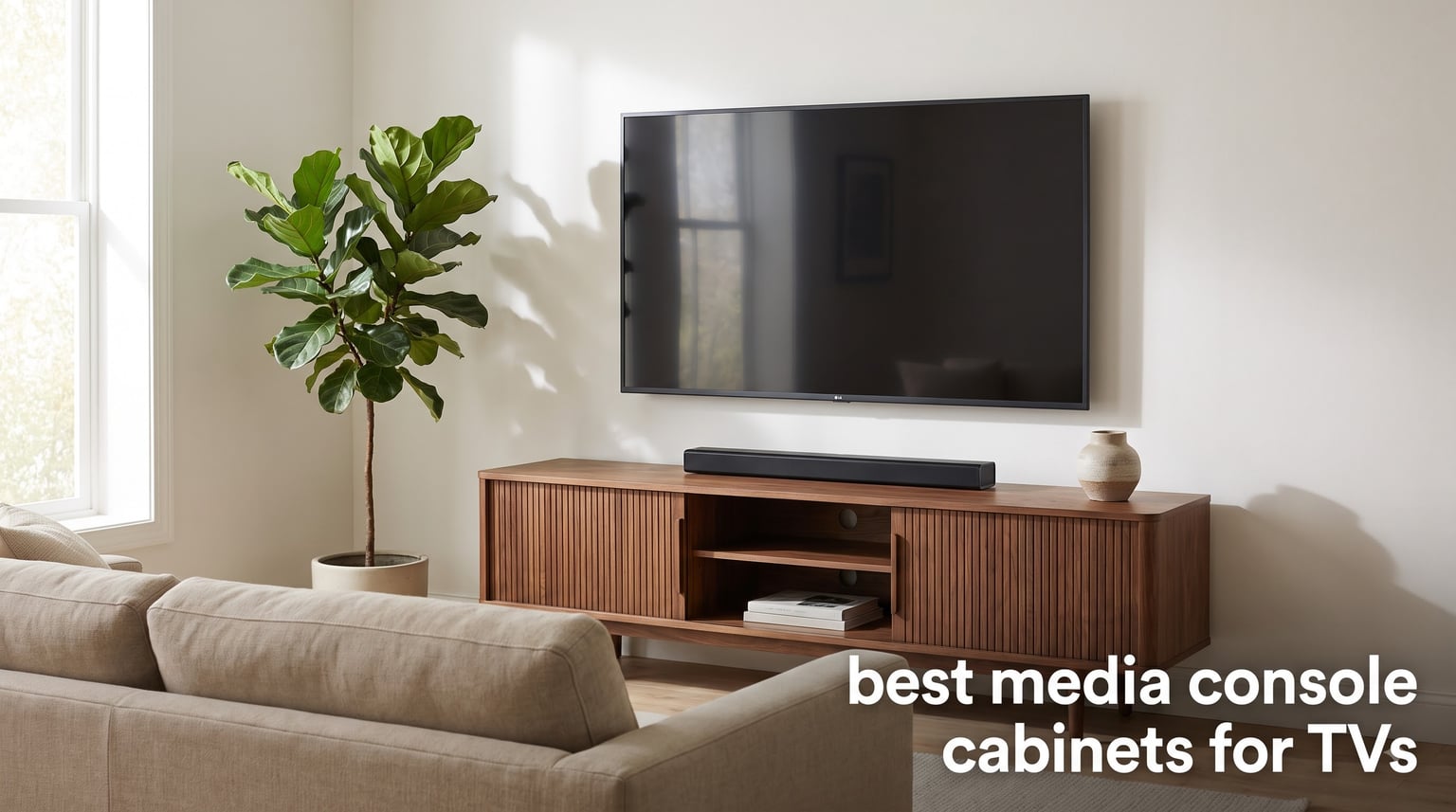 best media console cabinets for TVs