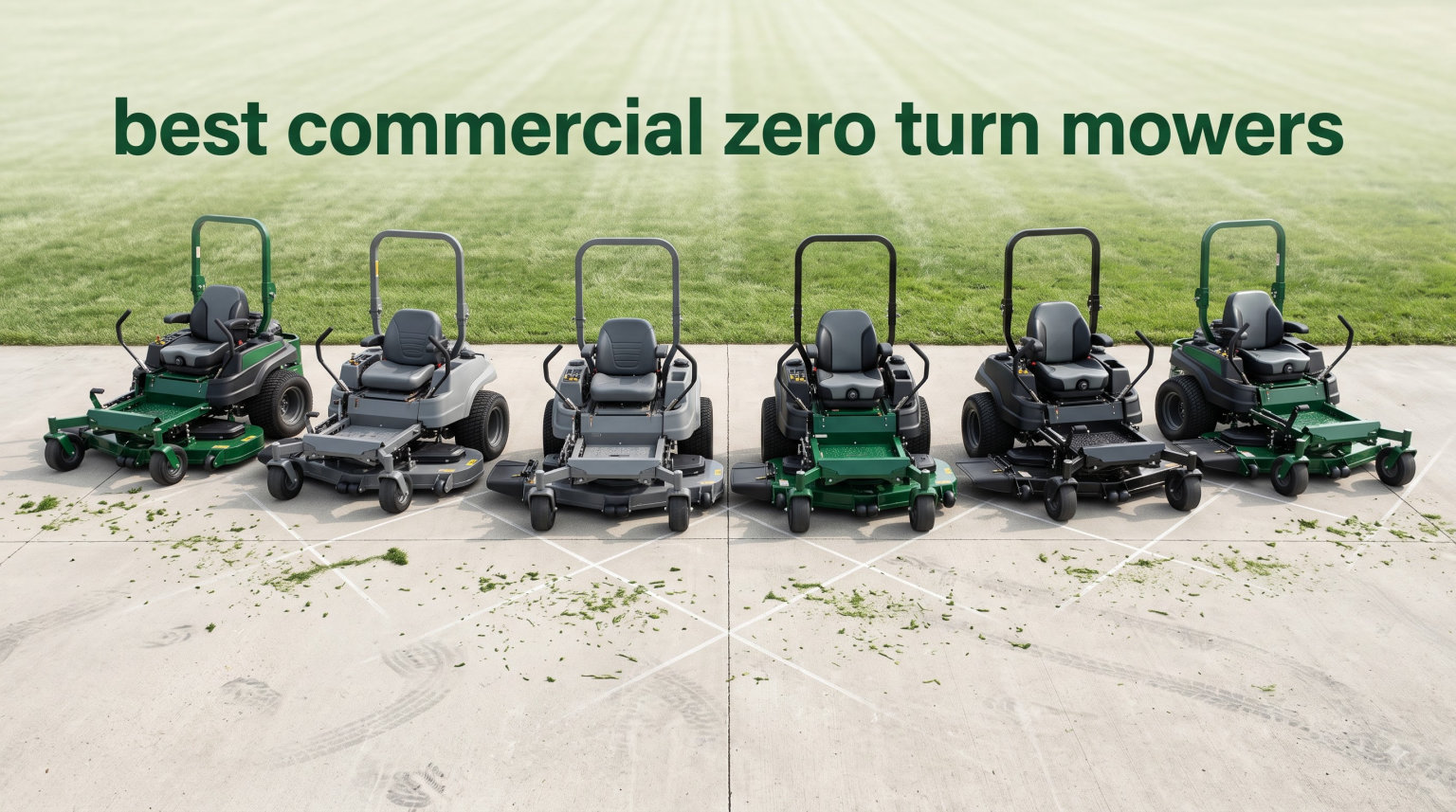 best commercial zero turn mowers