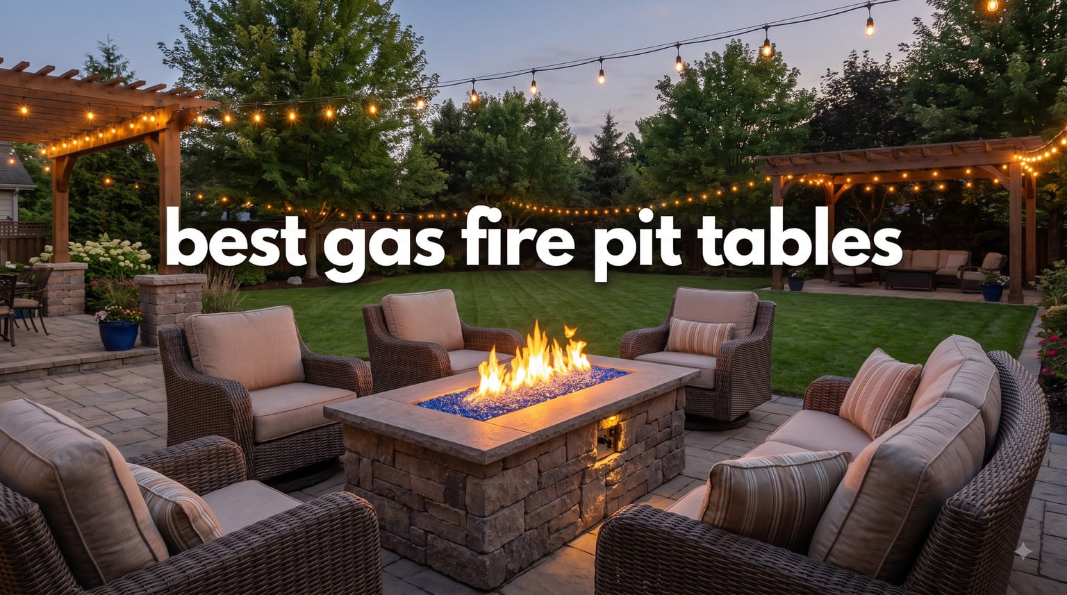 best gas fire pit tables
