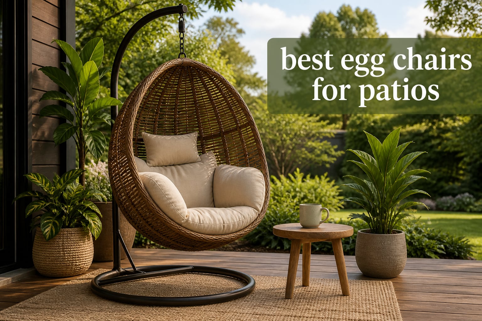 best egg chairs for patios
