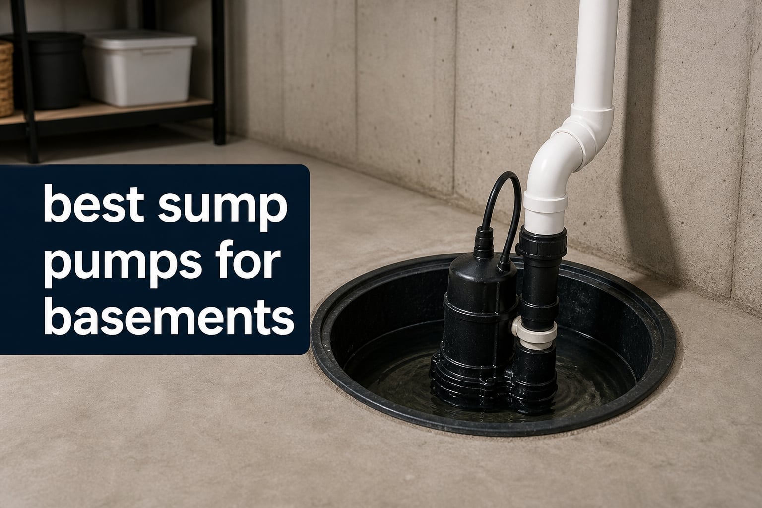 best sump pumps for basements