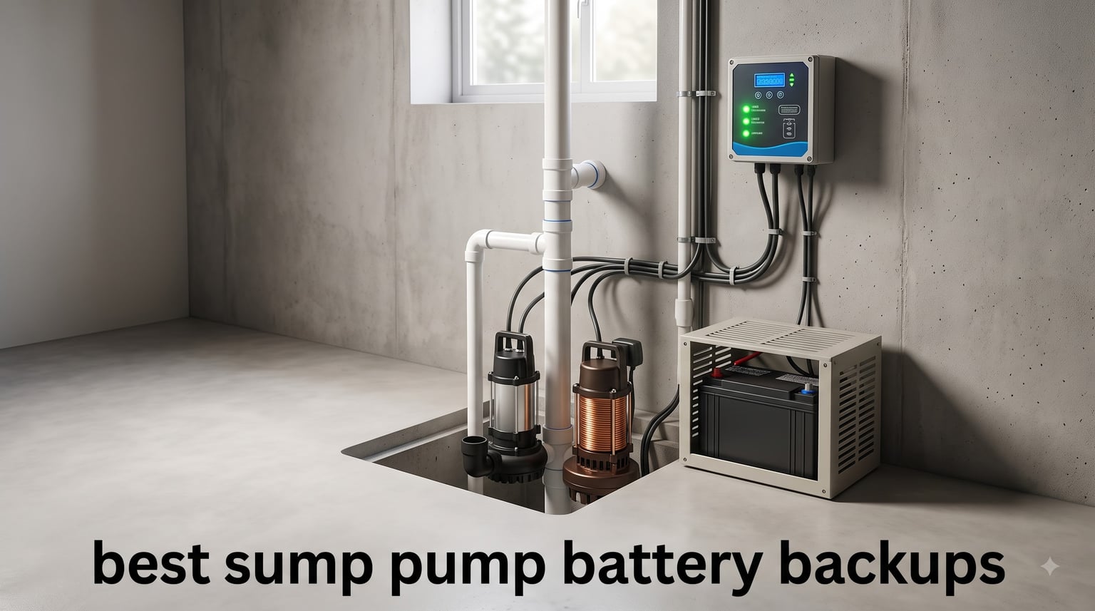 best sump pump battery backups