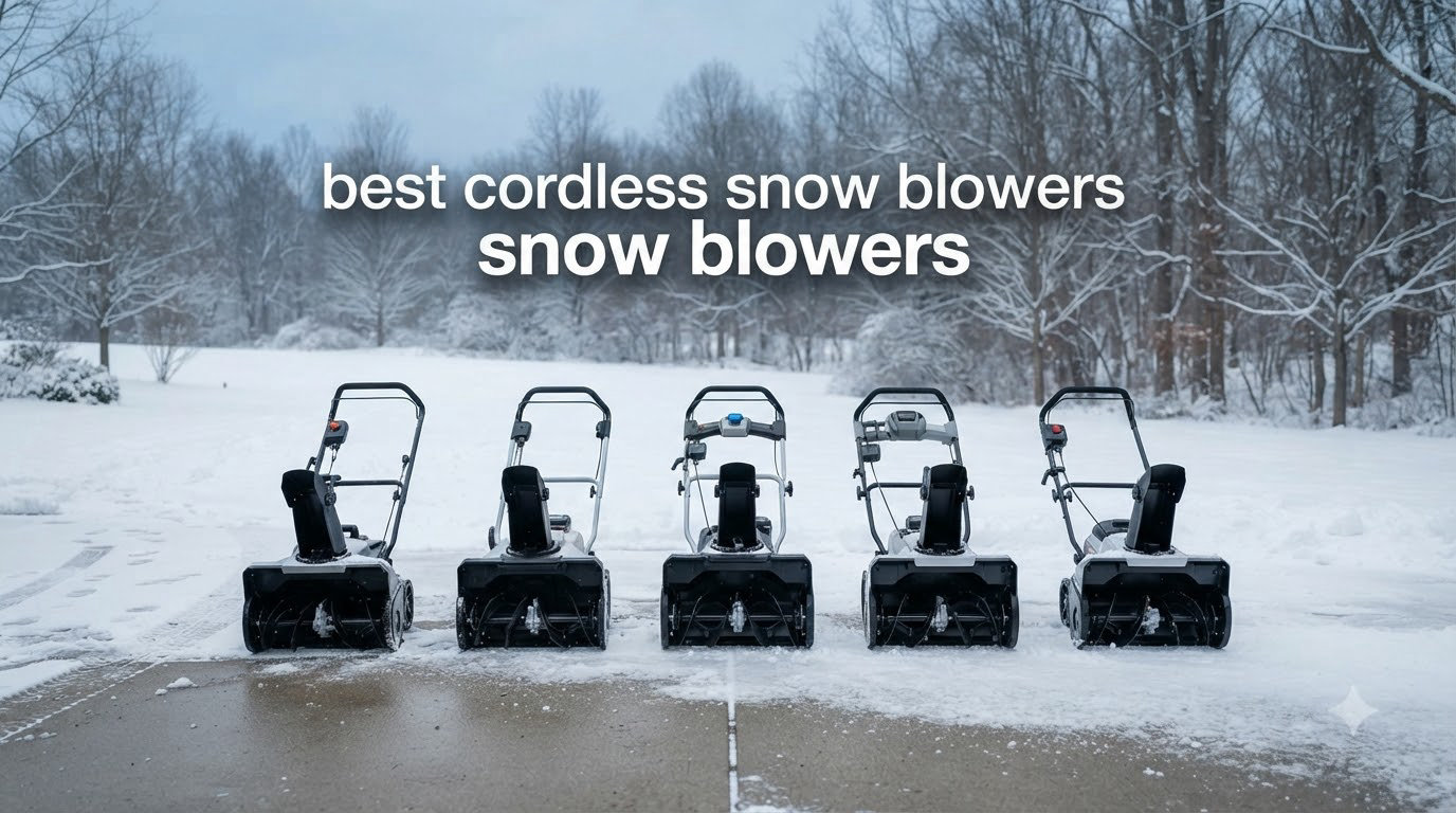 best cordless snow blowers