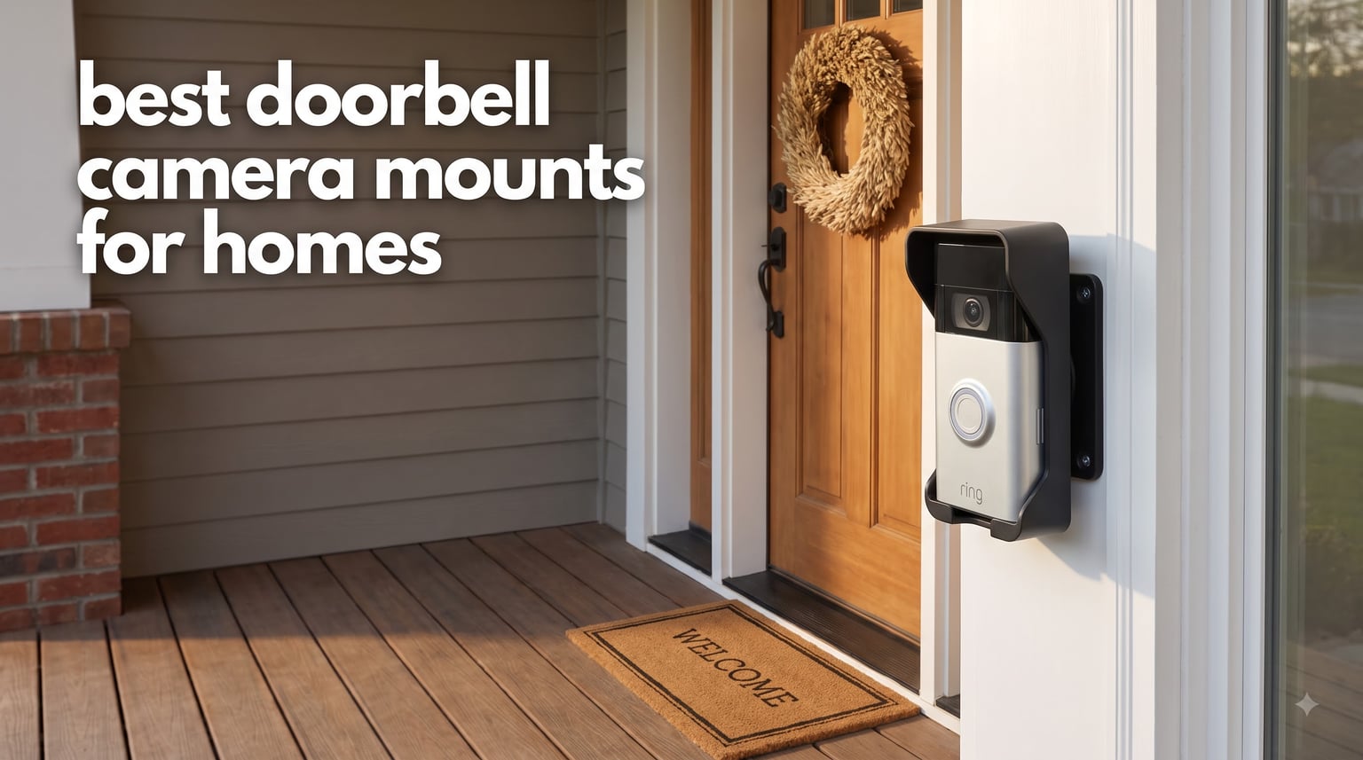 best doorbell camera mounts for homes