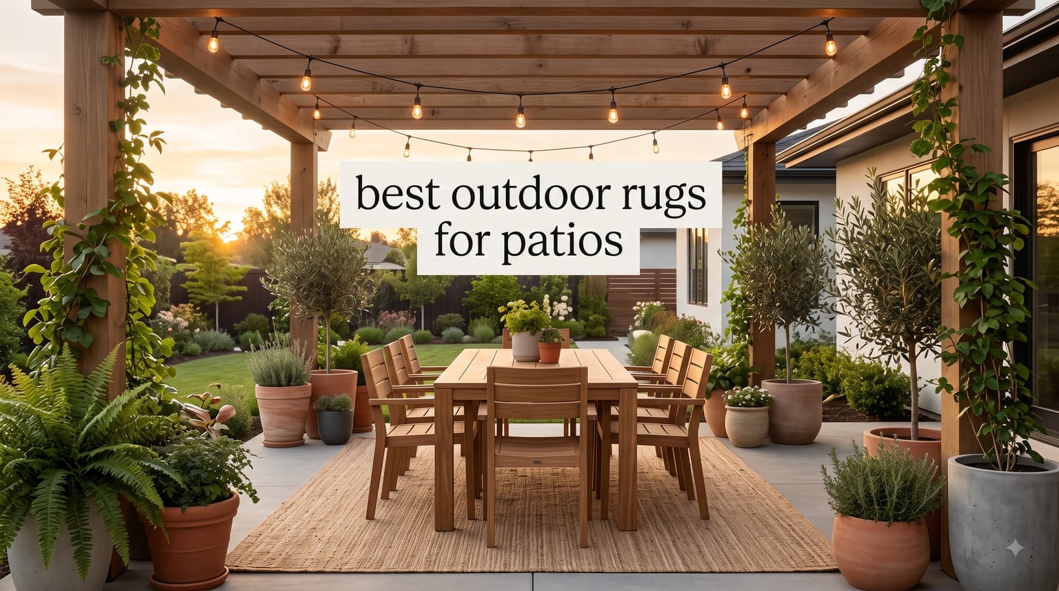 best outdoor rugs for patios