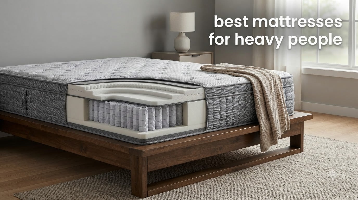 best mattresses for heavy people