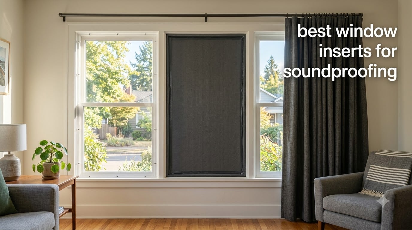 best window inserts for soundproofing