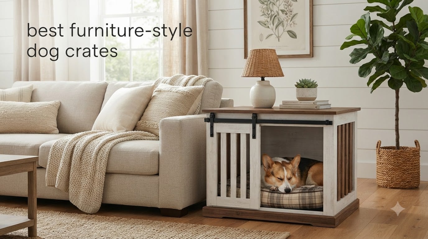 best furniture-style dog crates