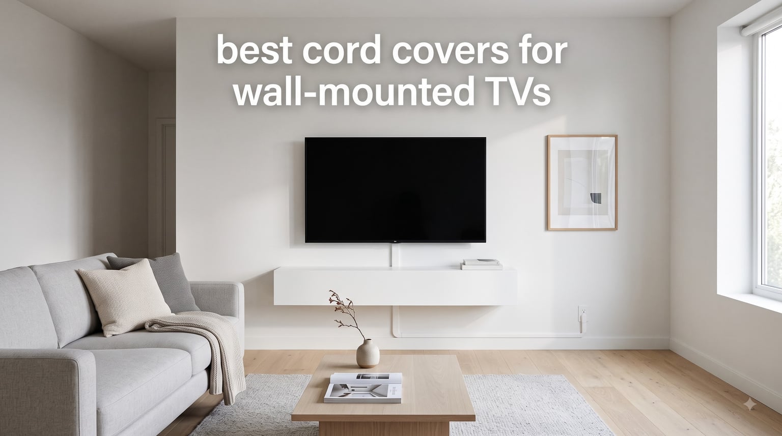 best cord covers for wall-mounted TVs