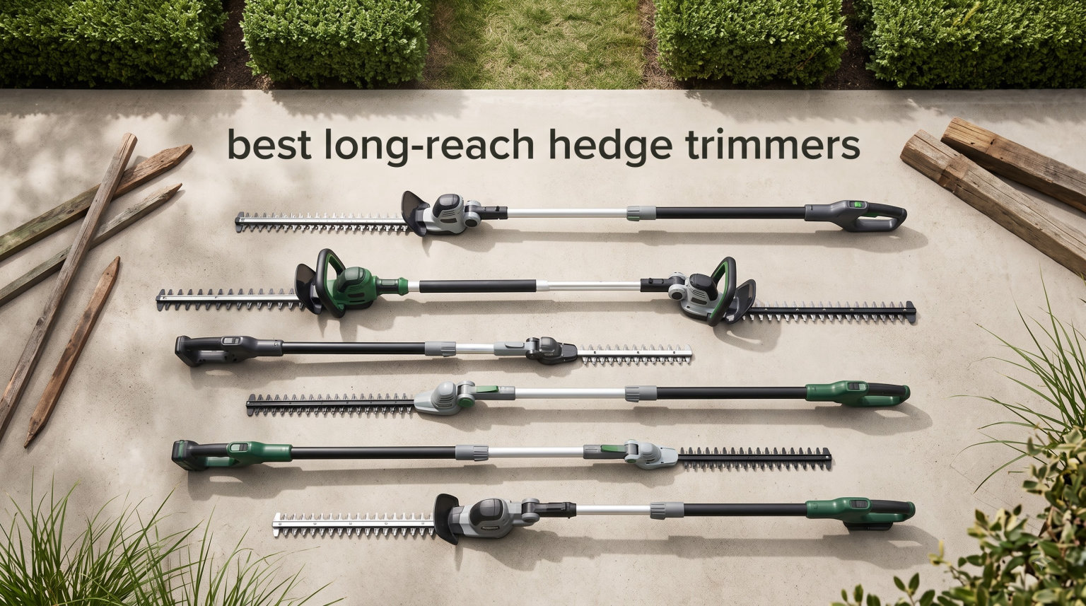 best long-reach hedge trimmers
