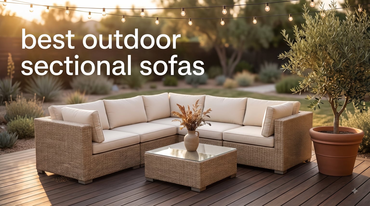 best outdoor sectional sofas