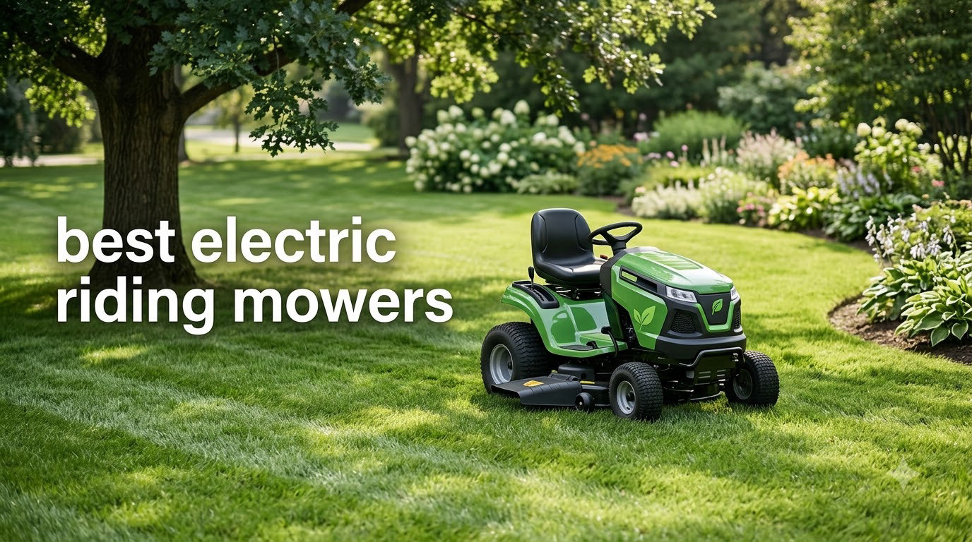 best electric riding mowers