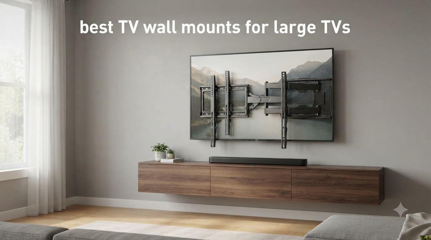 best TV wall mounts for large TVs