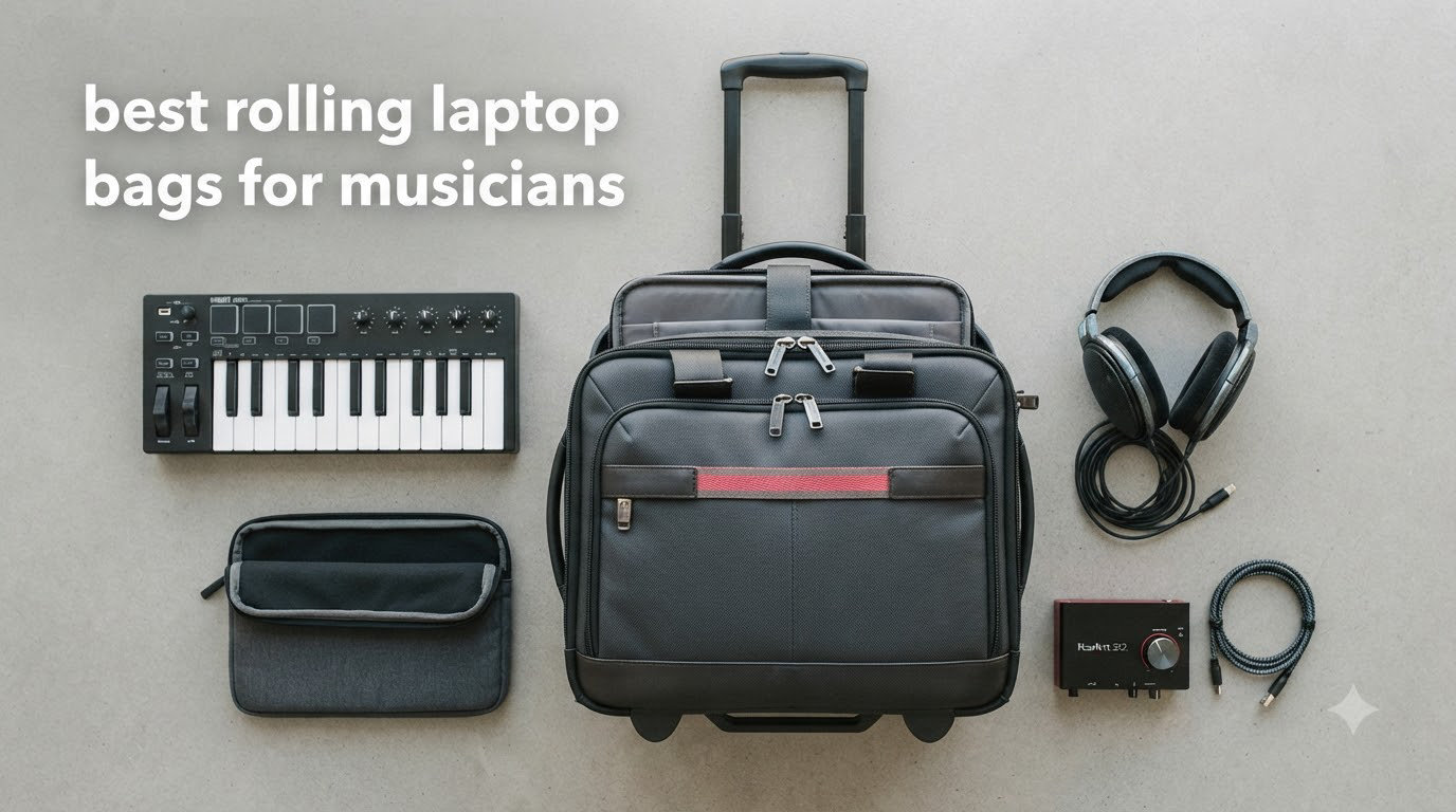 best rolling laptop bags for musicians