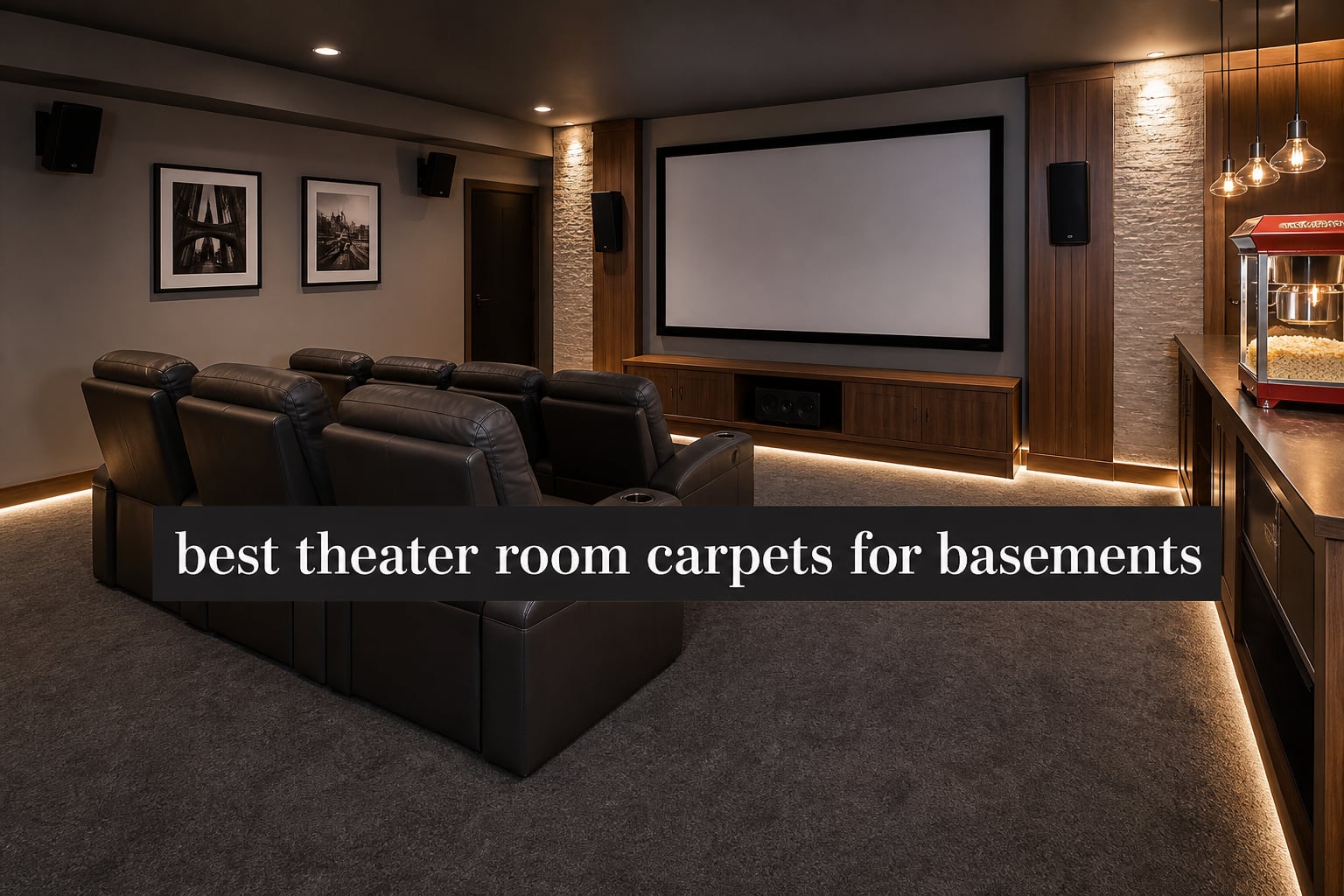 best theater room carpets for basements