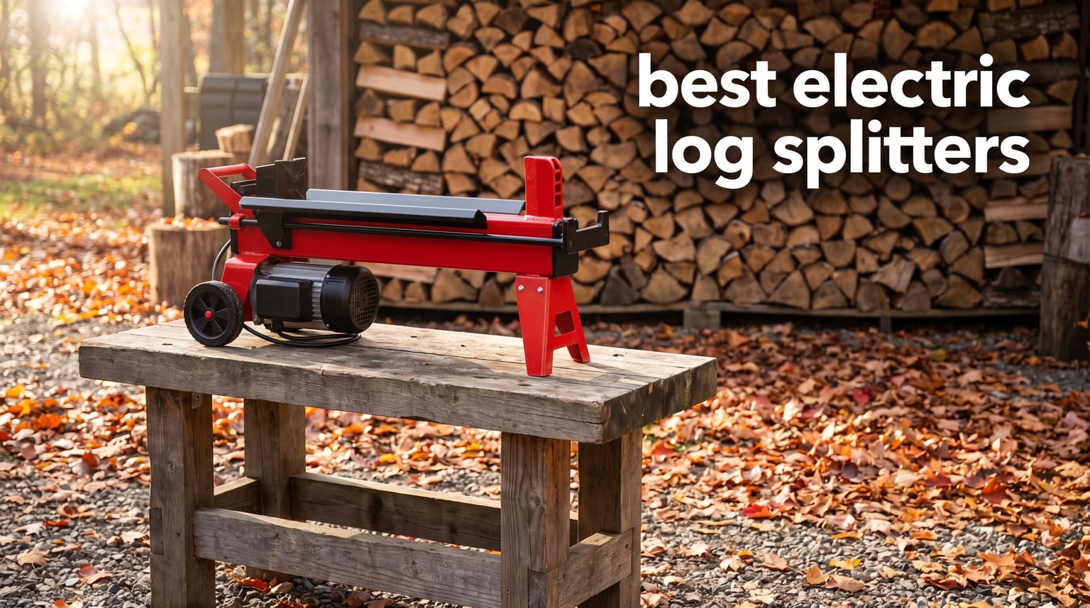 best electric log splitters