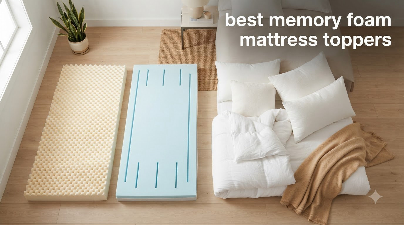best memory foam mattress toppers