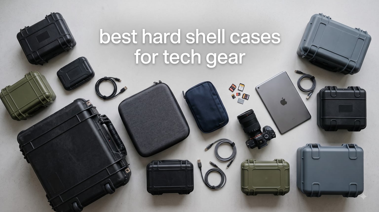 best hard shell cases for tech gear