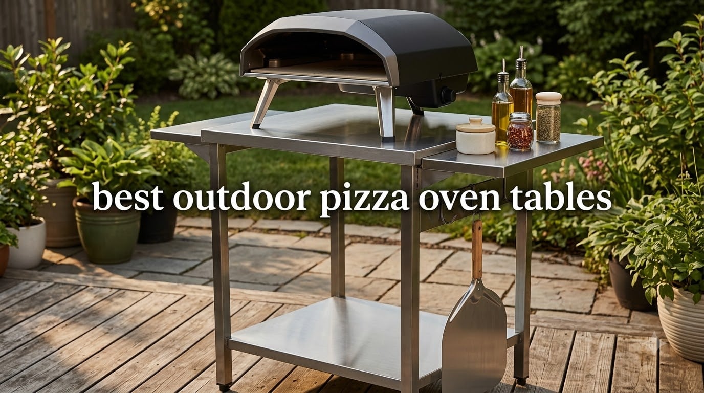 best outdoor pizza oven tables