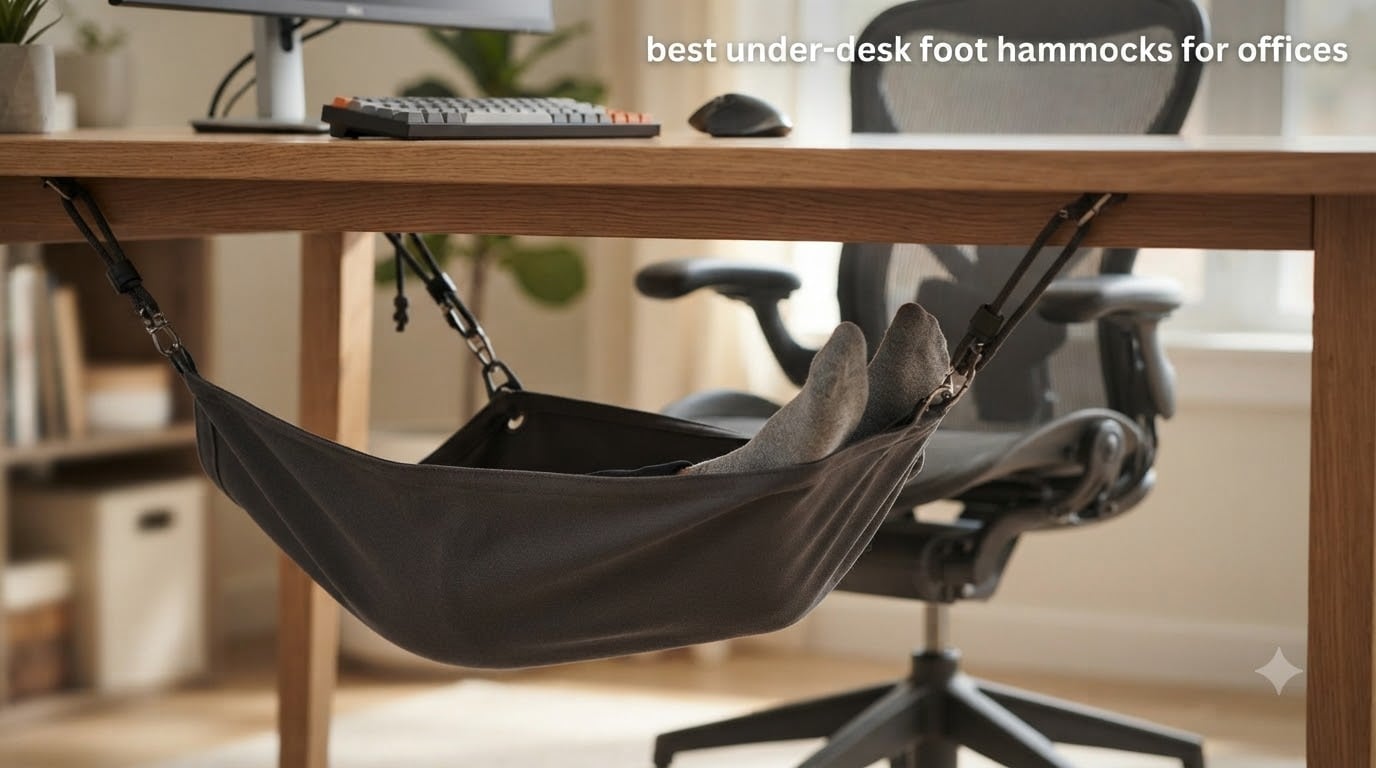 best under-desk foot hammocks for offices