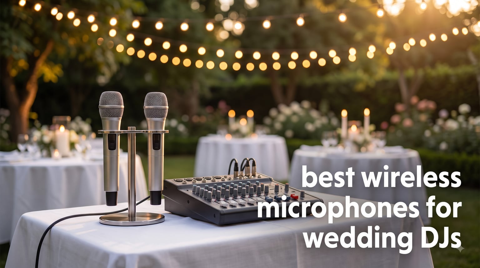 best wireless microphones for wedding DJs