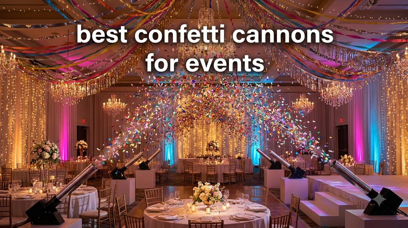 best confetti cannons for events
