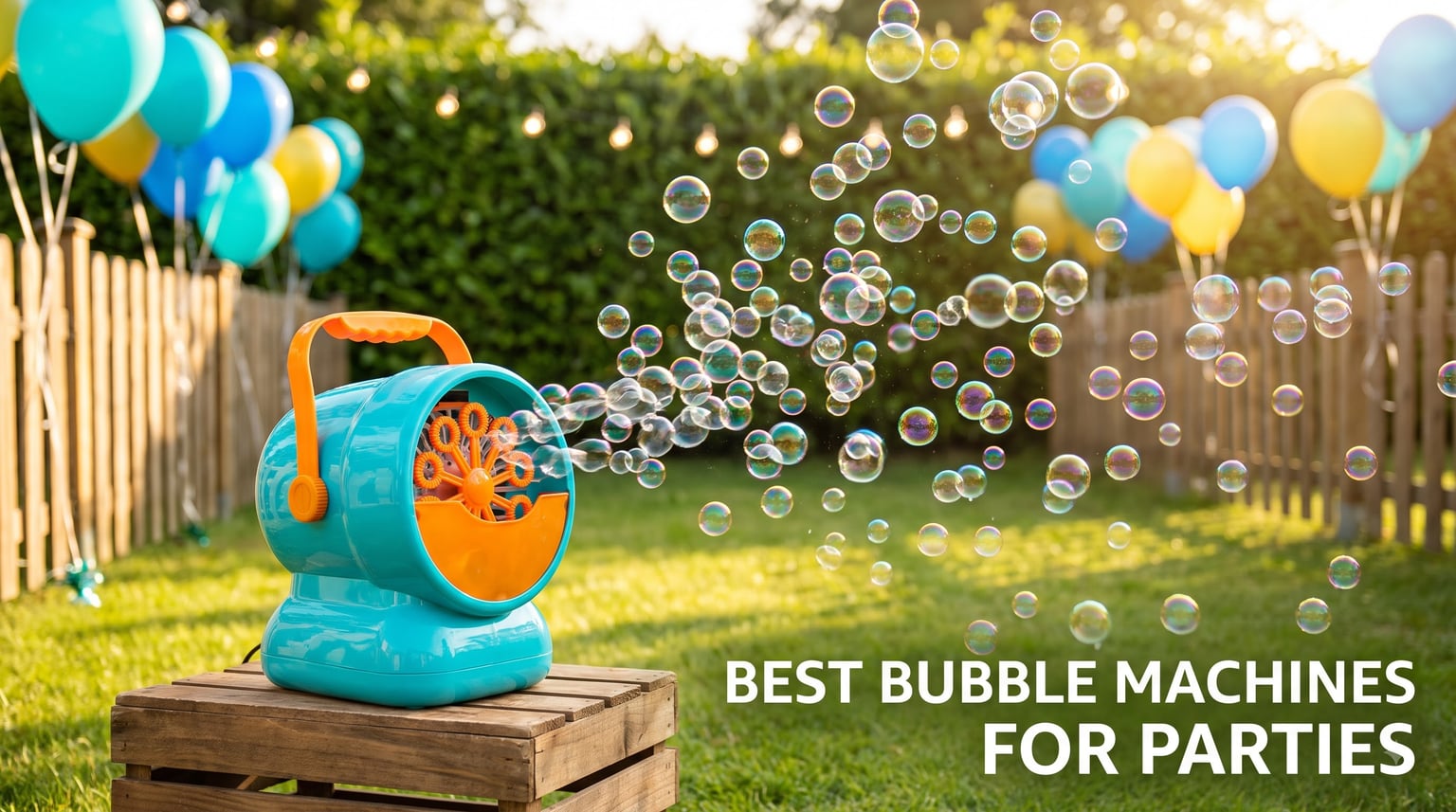 best bubble machines for parties
