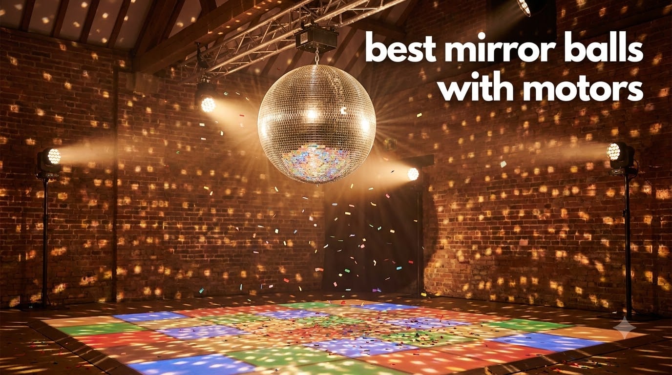 best mirror balls with motors
