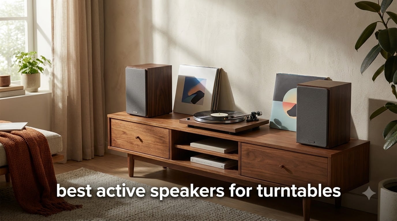 best active speakers for turntables
