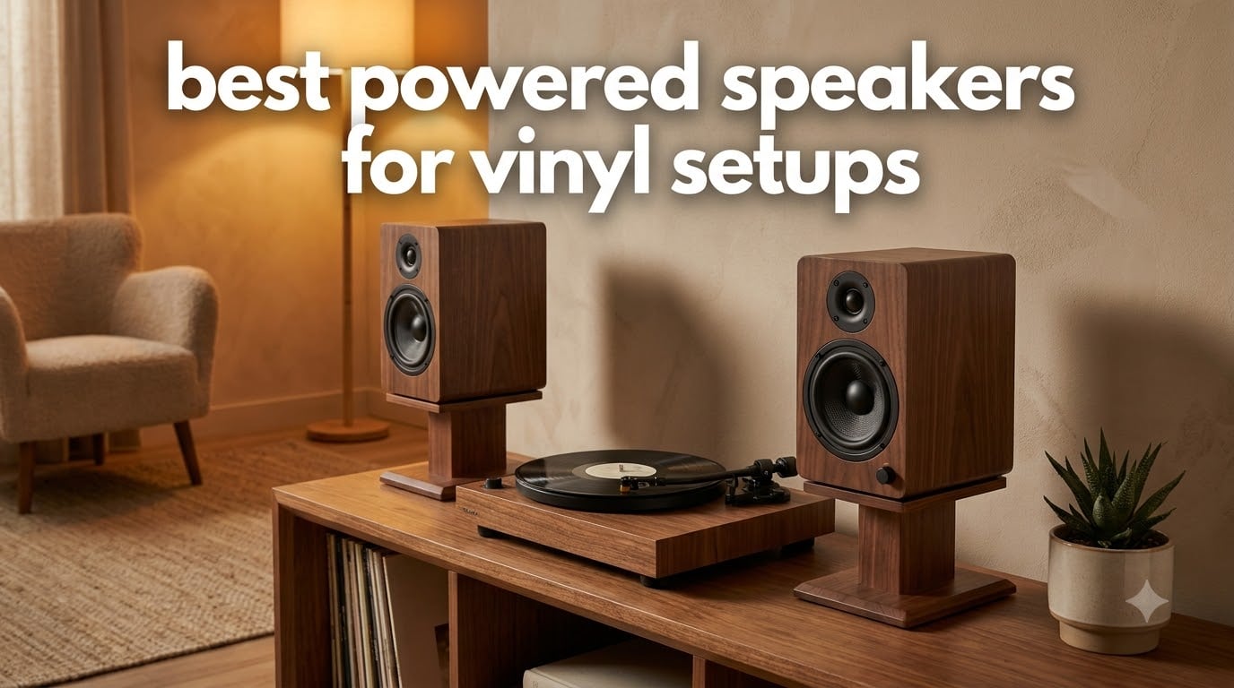 best powered speakers for vinyl setups