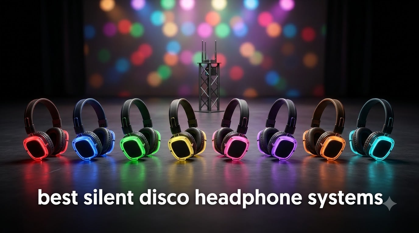 best silent disco headphone systems