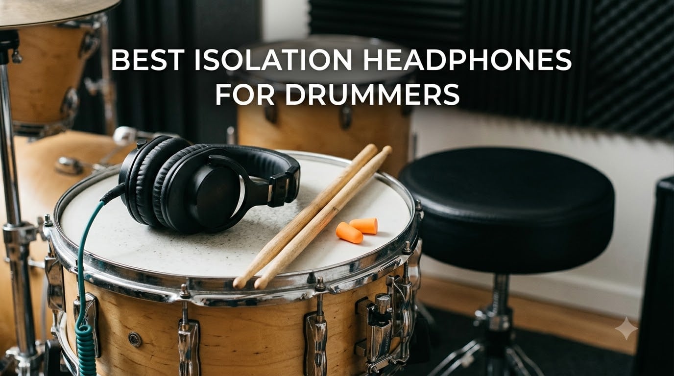 best isolation headphones for drummers