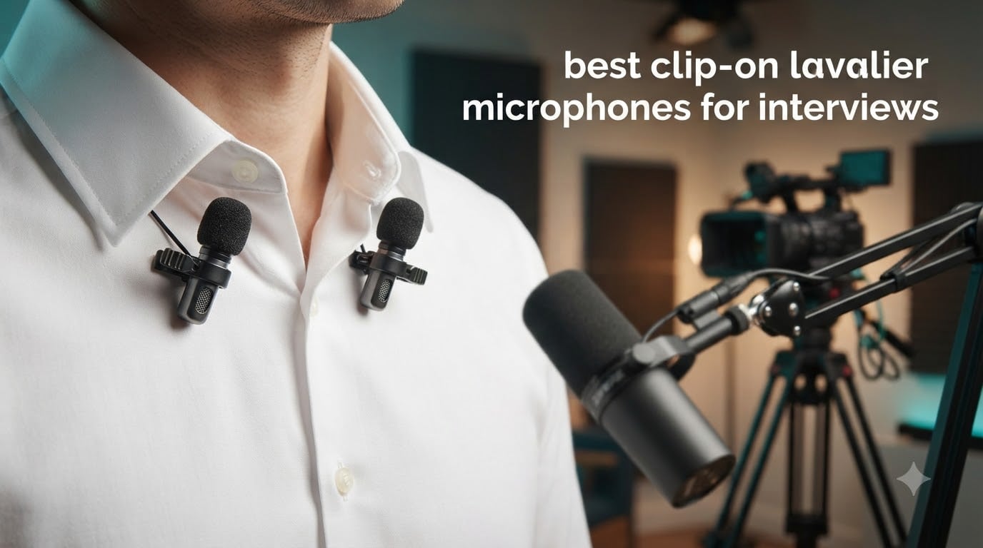 best clip-on lavalier microphones for interviews