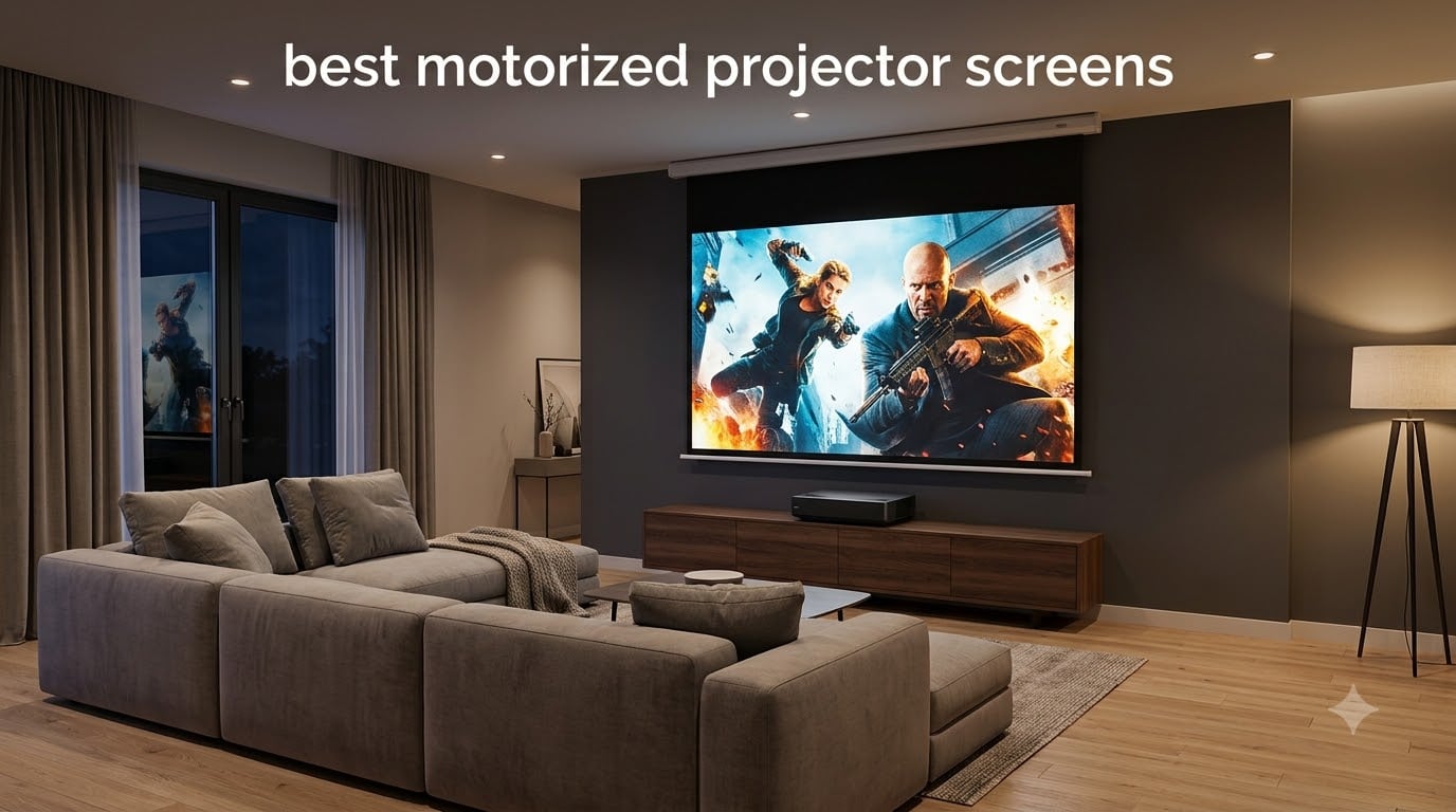 best motorized projector screens