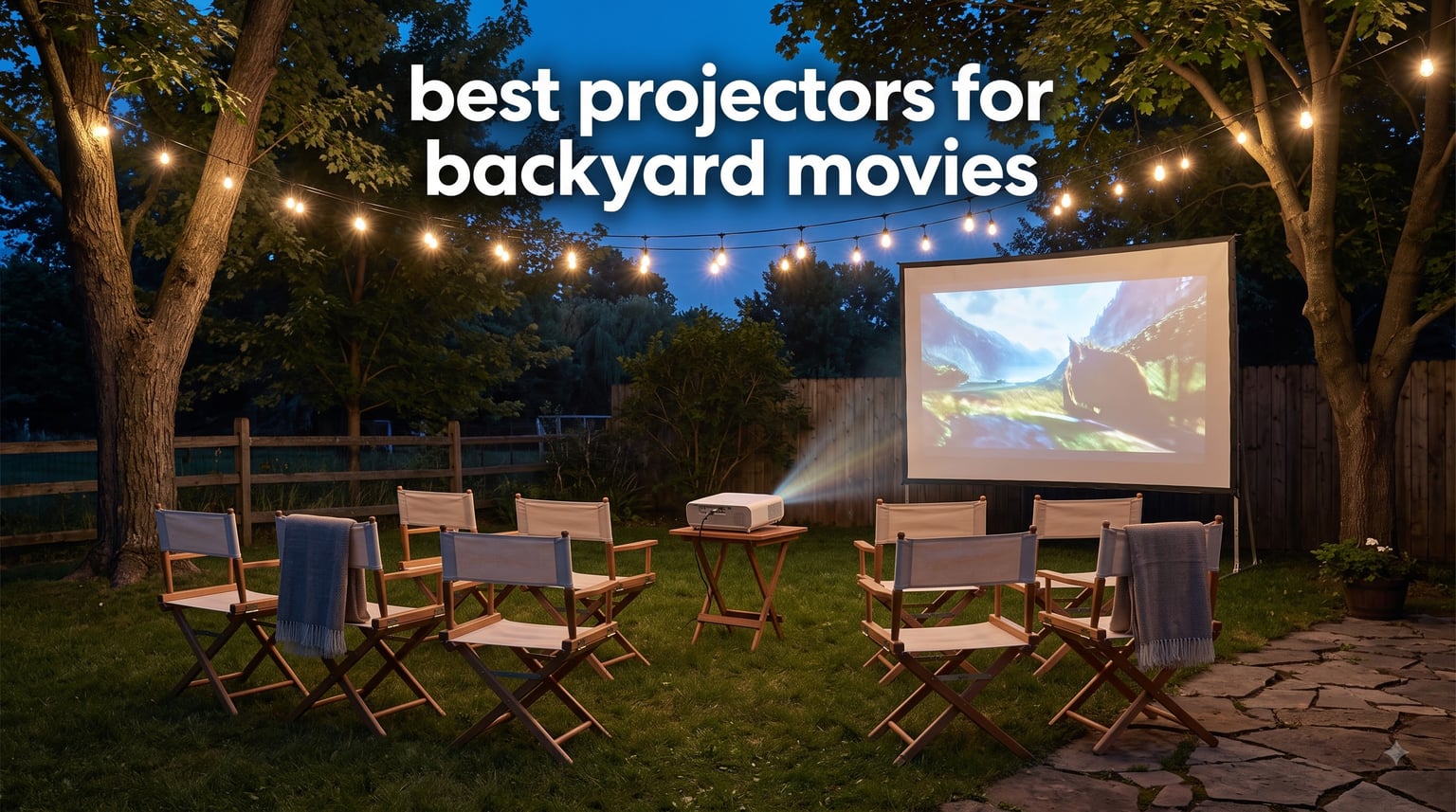 best projectors for backyard movies