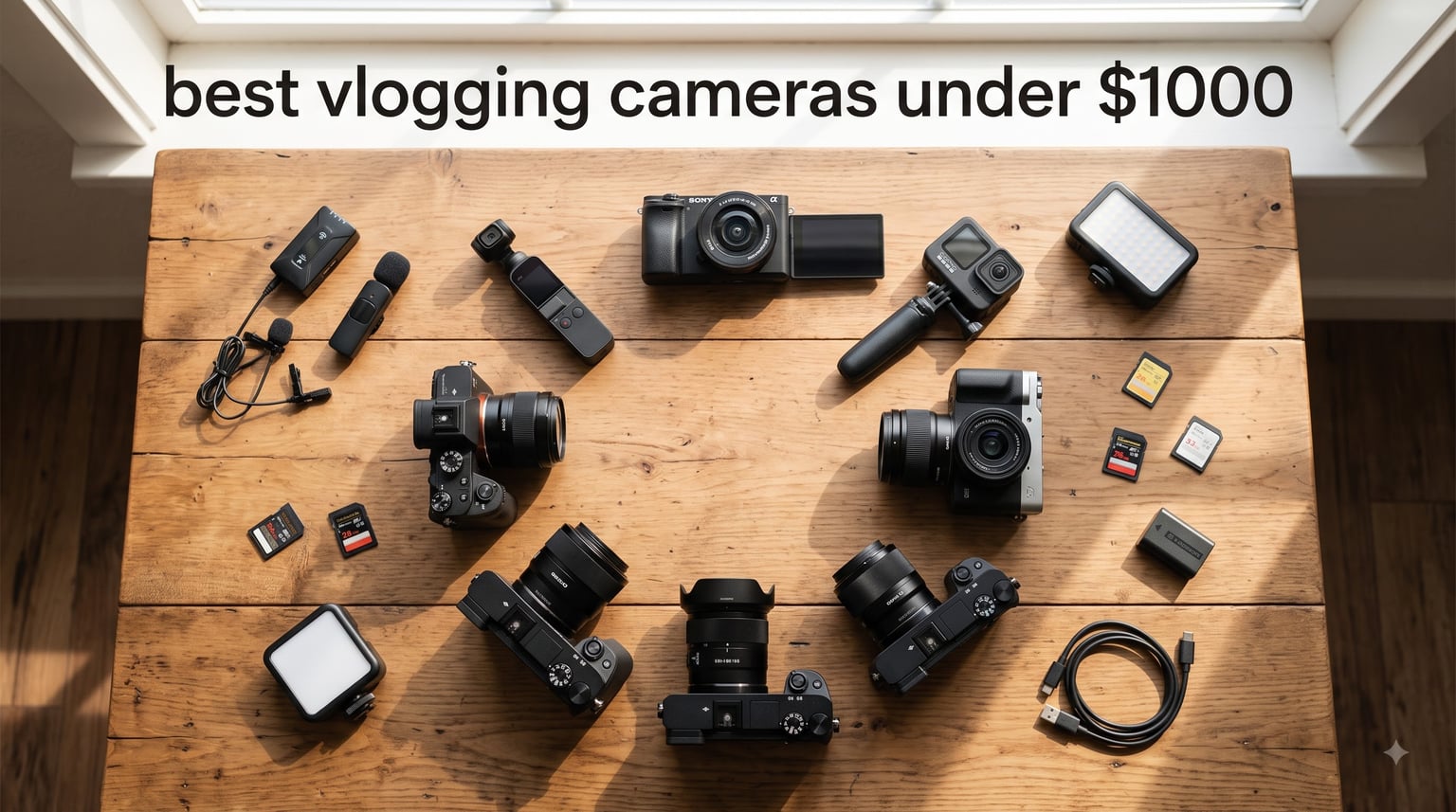 best vlogging cameras under $1000