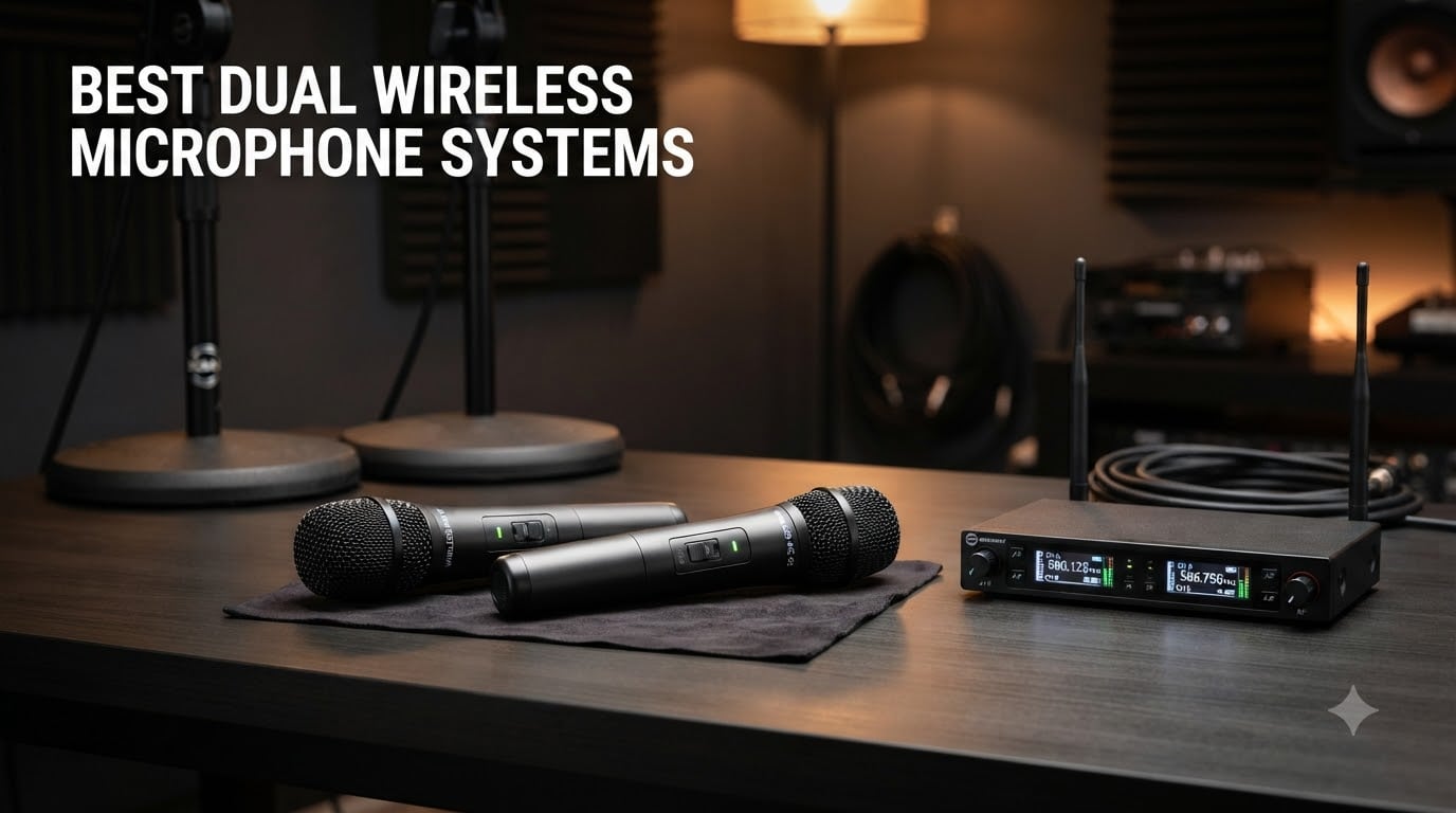 best dual wireless microphone systems