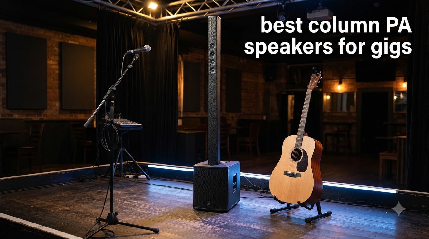 best column PA speakers for gigs
