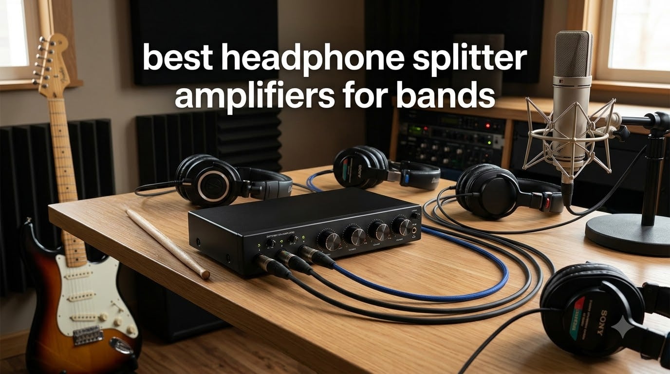 best headphone splitter amplifiers for bands