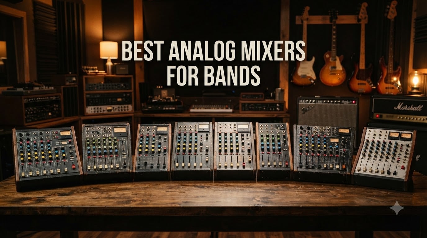 best analog mixers for bands