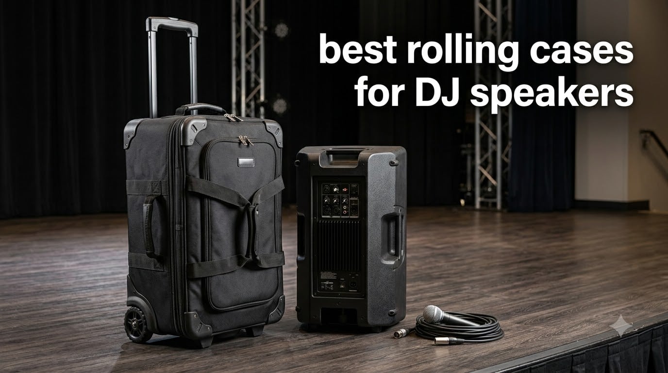 best rolling cases for DJ speakers