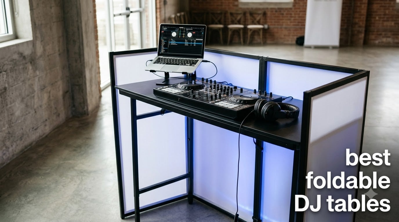 best foldable DJ tables