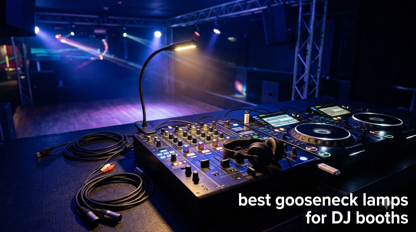 best gooseneck lamps for DJ booths