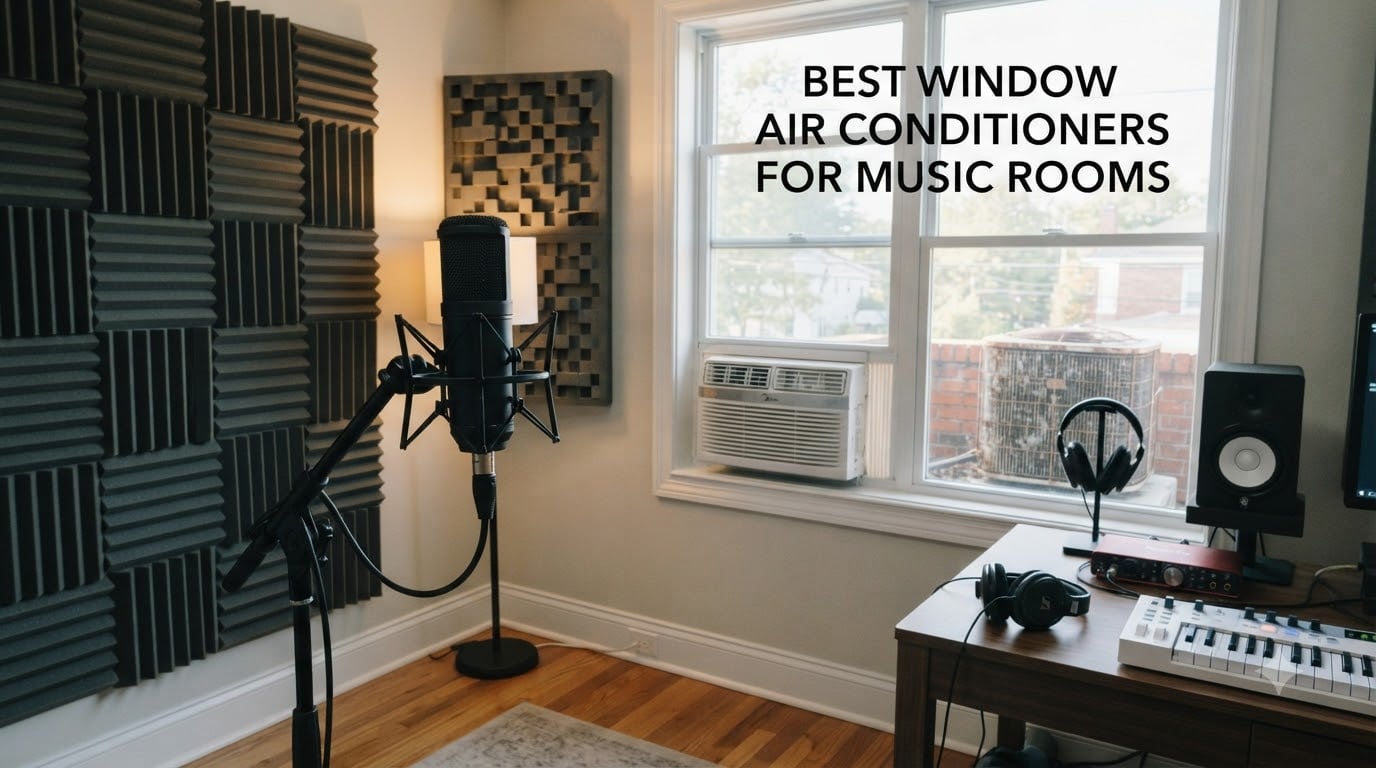 best window air conditioners for music rooms