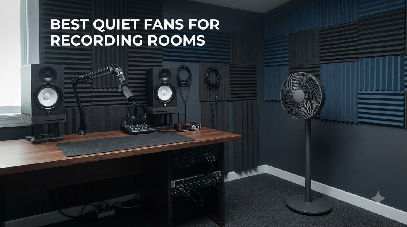 best quiet fans for recording rooms