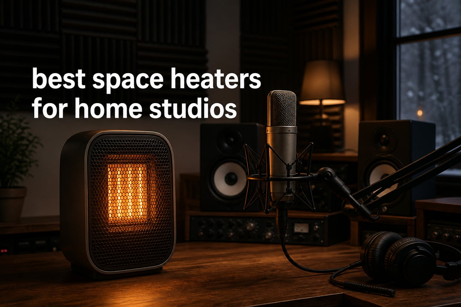 best space heaters for home studios