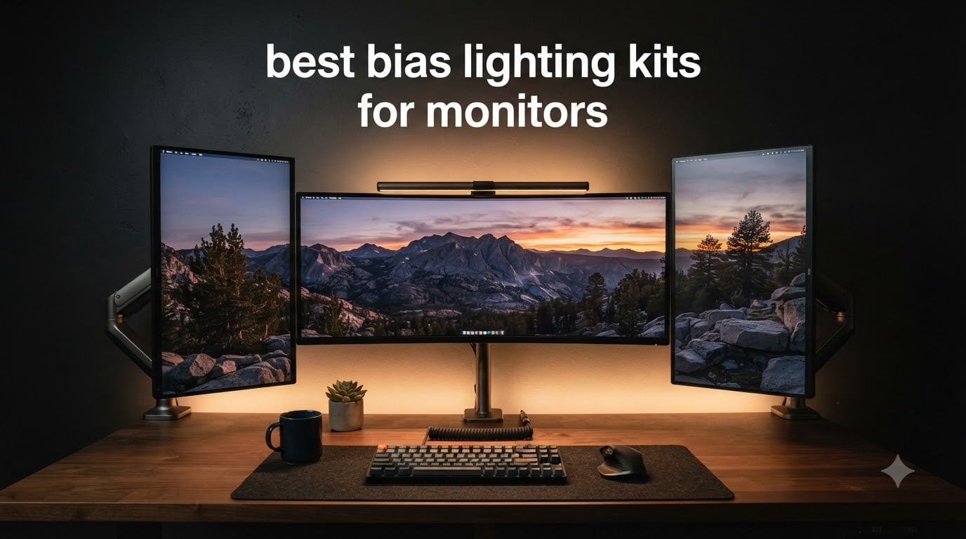 best bias lighting kits for monitors