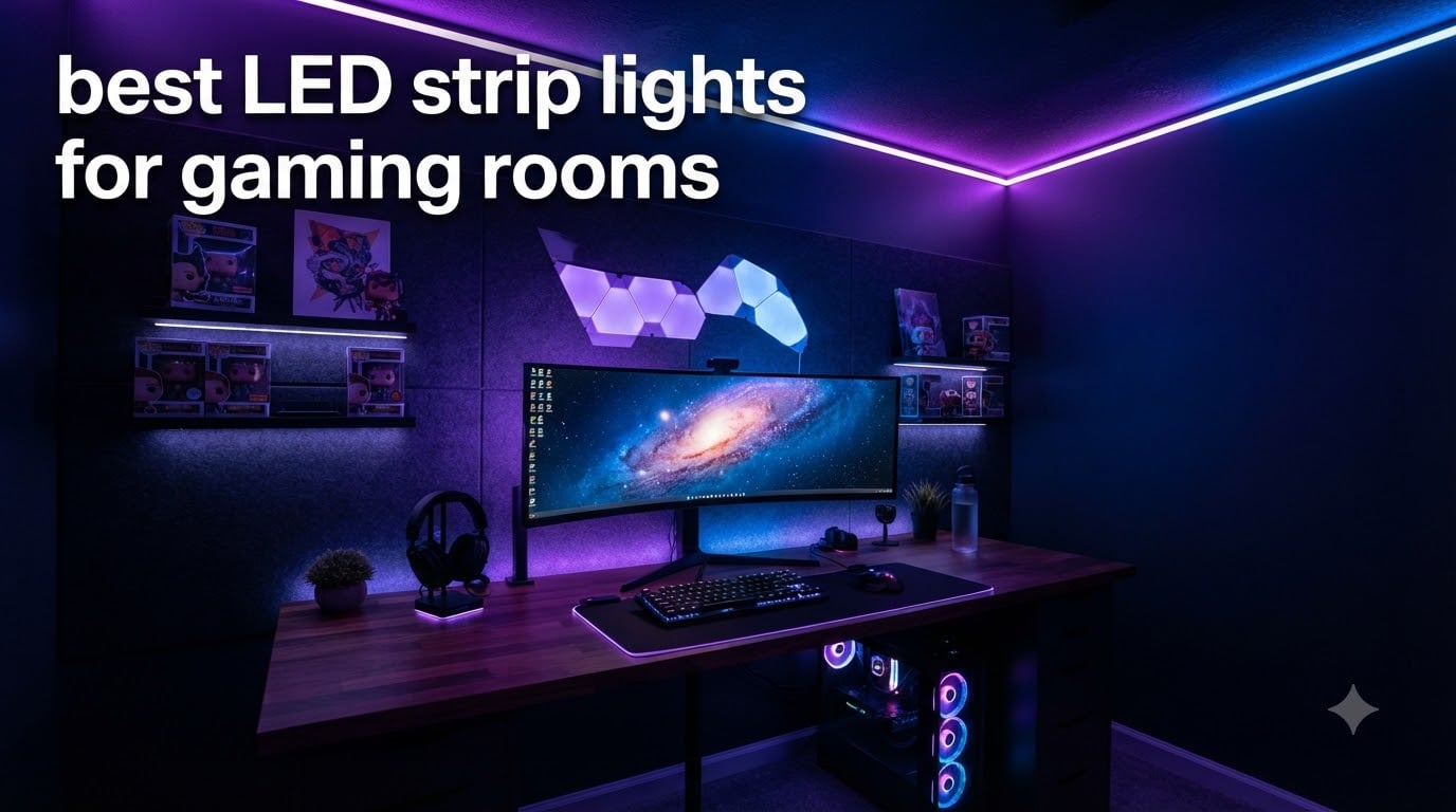 best LED strip lights for gaming rooms