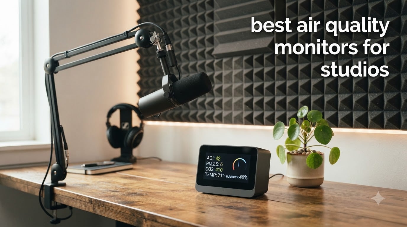best air quality monitors for studios